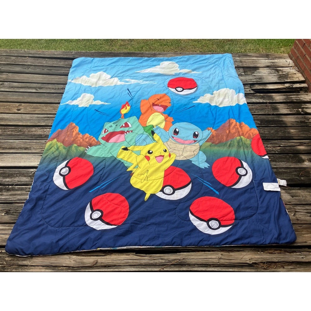 Pokemon Kids Bedding Comforter Twin/Full Super Soft Microfiber 84x69